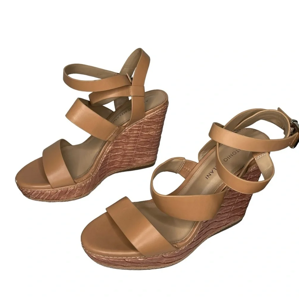 Antonio‎ Melani Wedge Leather Heels
